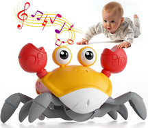 Crawling Crab Baby Toy - Infant Tummy Time Crab Crab Toys for Babies Boy Learning Crawl
