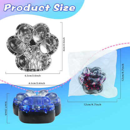Cat Paw Squishies Fidget Toys Adults, Sticky Cute Squeeze Sensory Toys for Autism and Stress Relief