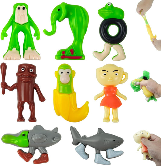 8PCS Italian Brainrot Toys Squishy Fidget Toys, Tralalero Tralala Funny Animals Squeeze Squishies for Adults, Squeeze Toys for Autism