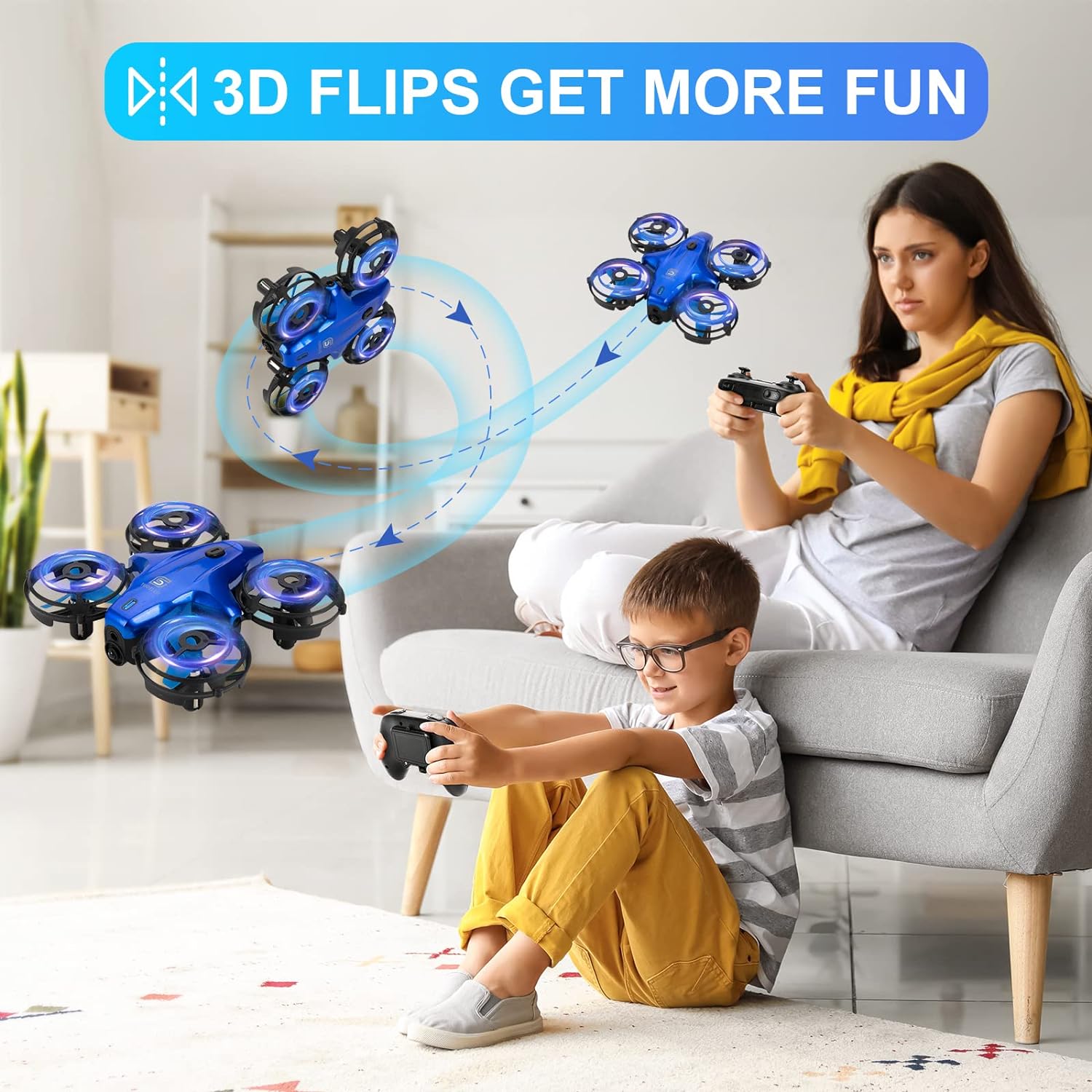 Drones for Kids, ACIXX RC Mini Drone for Kids and Beginners, RC Quadcopter Indoor with Headless Mode - Cykapu