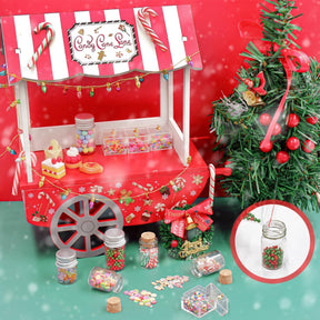 Christmas Elf Accessories - 54Pcs Elf Doll Craft Kit Include Candy Cart - Cykapu