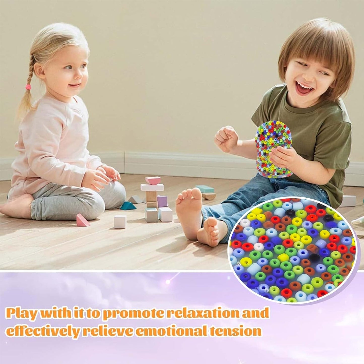 3Pcs Skin Picking Fidget Toys, Picking Pad, Sensory Toys for Skin Picking, Portable Fidget Toy for Children and Adult, Christmas, Party Favors, Prizes for Kids, (6CM/2.93IN)