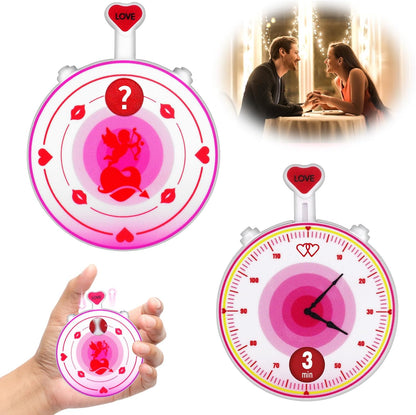 Date Night Games Couple Decision Wheel, 2 Sided Date Night Plastics Valentine's Day Gift for Couple Love Decider Date Night Game Wheel for Boyfriend Girlfriend Anniversary Engagement or Birthday Gift