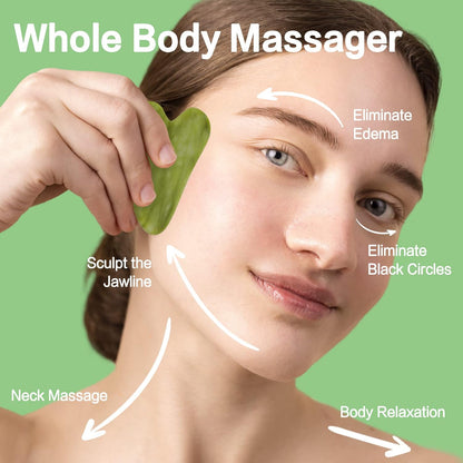 Gua Sha Facial Tool for Face and Body, Gua Sha for Self Care