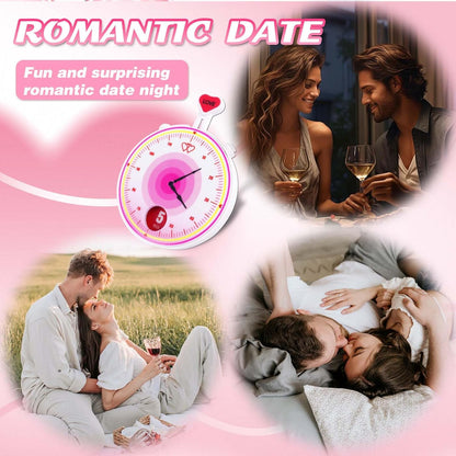 Funny Couple Position Selector, Fun Night Dating Decision, Two-Sided Mechanical Turntable Date Ideas