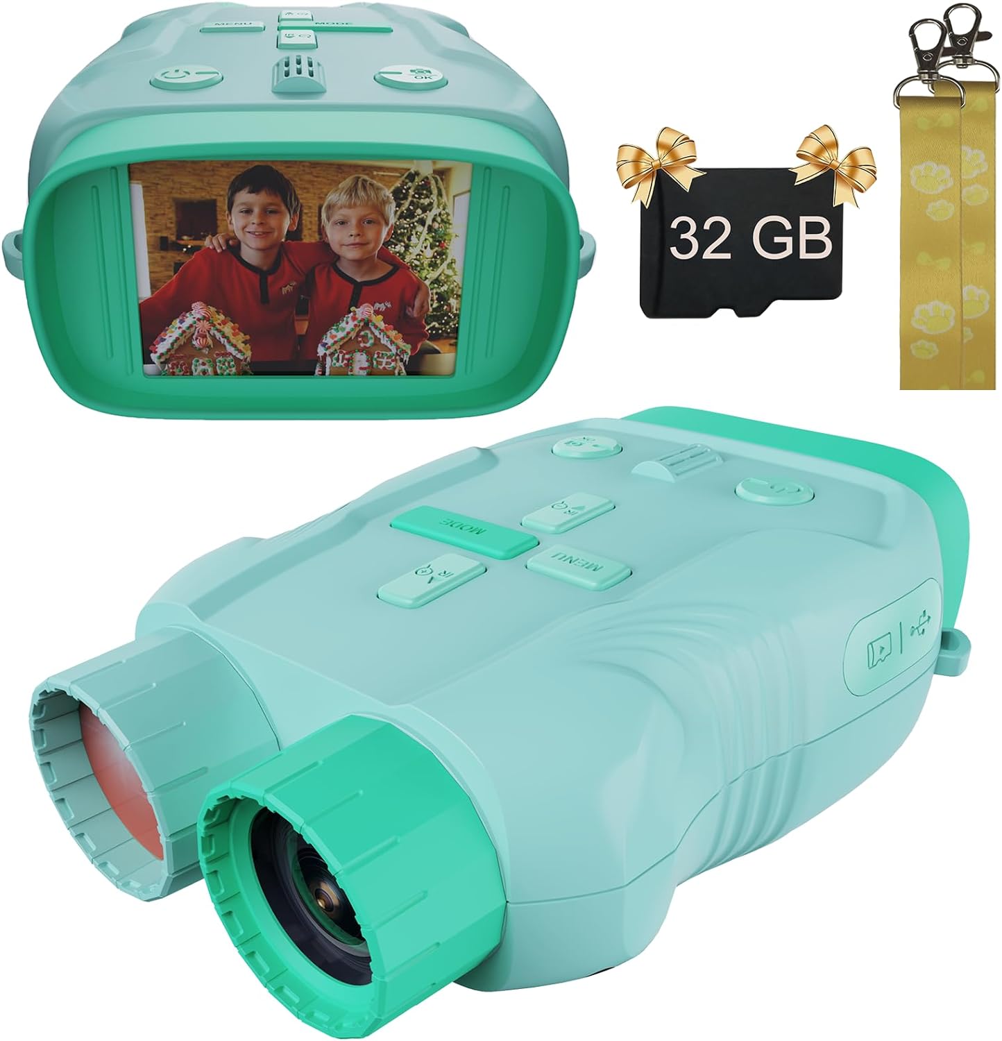 Kids Camera & Night Vision Goggles for Kids Boys and Girls - Cykapu