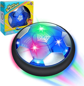 Hover Soccer Ball,Colorful LED Light and Soft Foam Bumper Hover Ball - Cykapu