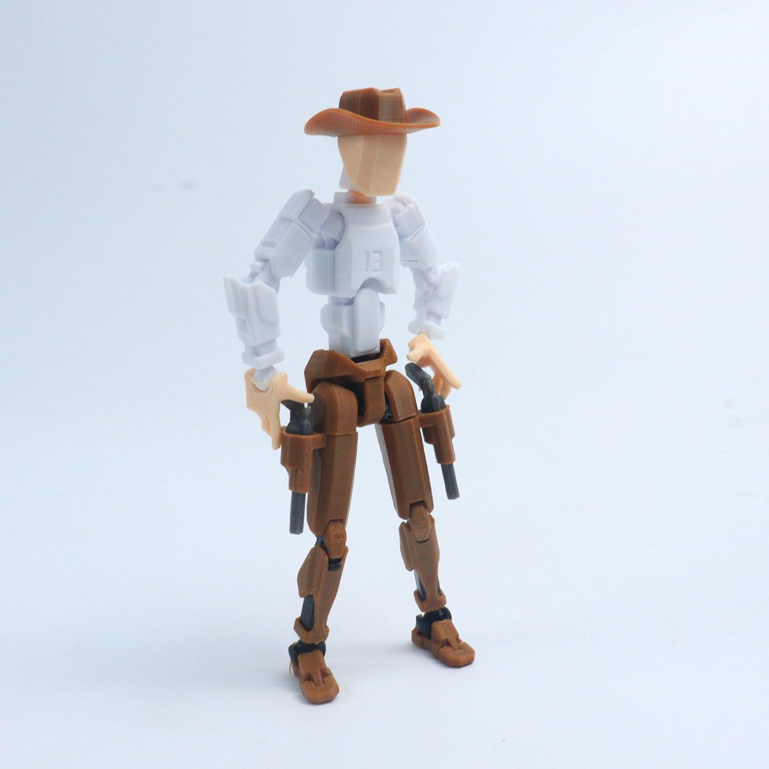 Multi-Articulated Action Figure Lucky 13, Western Cowboys