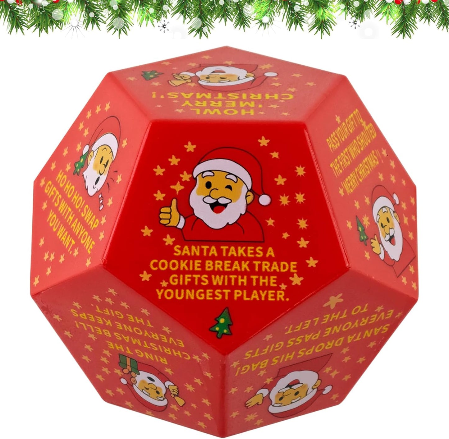 Hilarious Exchange Party Game Dice, Exchange Gifts Family Game, Christmas Stocking Stuffers Gift Exchange Dice Games for Teens Adults, Gift Exchange Dice for Family Friends Holiday Party Supplies