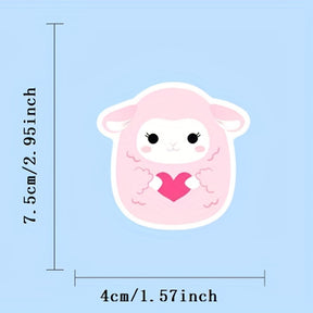 60pcs Cute Waterproof Stickers - Perfect Gift for Kids, Teens, Adults, Teachers & Students! - Cykapu