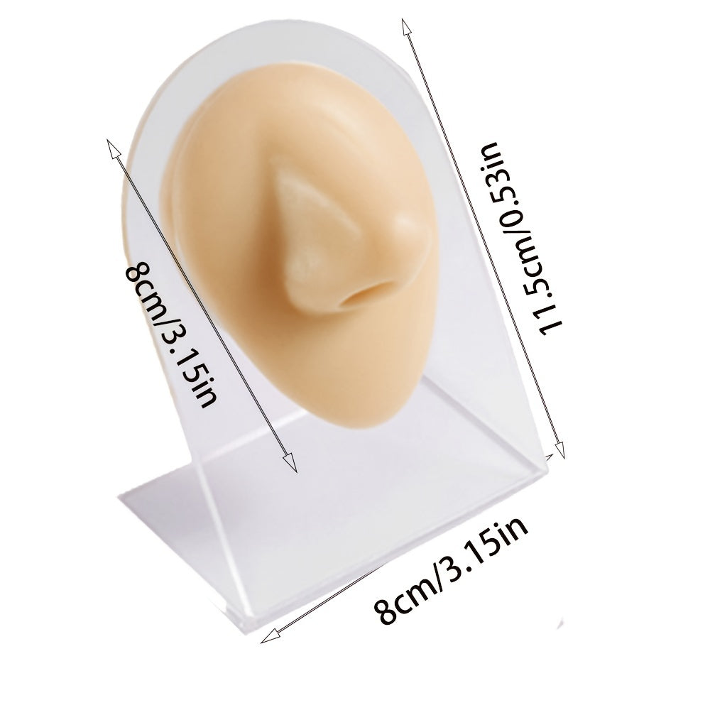 Soft Flexible Silicone Human Body Model Displays Flash Color Ear Mouth Eye Tongue Nose Model Simulation Cykapu