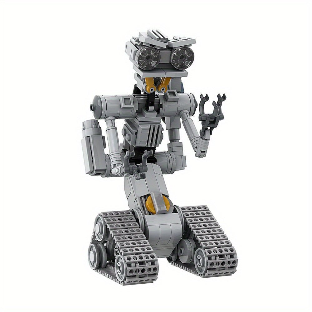 313pcs Military Building Blocks, 5 Astros-Robot Building Blocks Set For Shorted-Circuits Mecha Bricks Toys - Cykapu