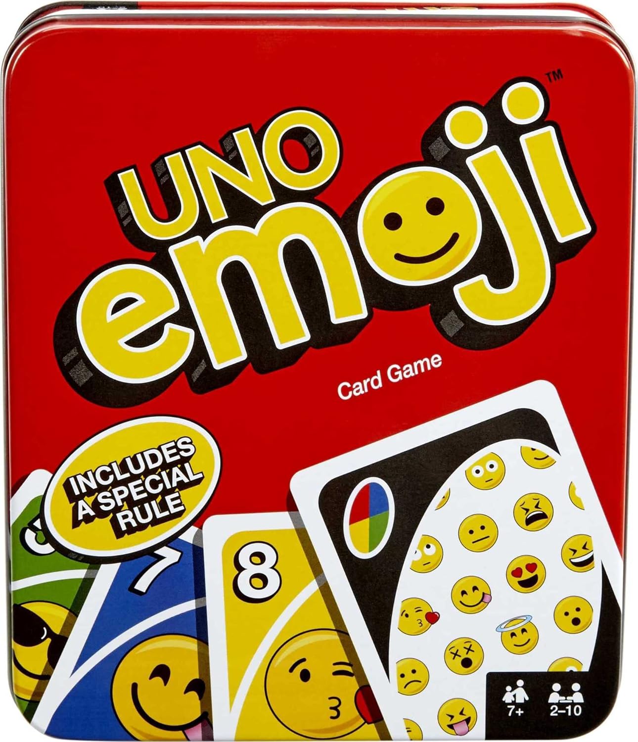 UNO Card Game for Family Night, Travel Game & Gift for Kids in a Collectible Storage Tin Cykapu