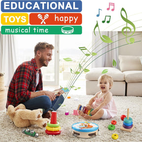 Toddler Musical Instruments,Wooden Percussion Instruments