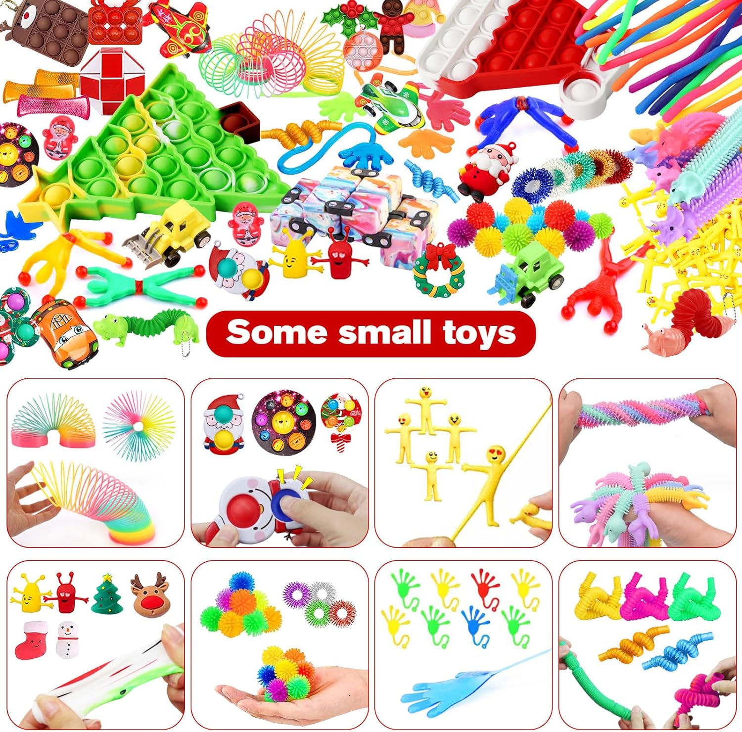 Fidget Advent Calendars for Kids, Christmas Advent Calendars 2023 Countdown 24 Days, Bubble Toy Surprise Box - Cykapu
