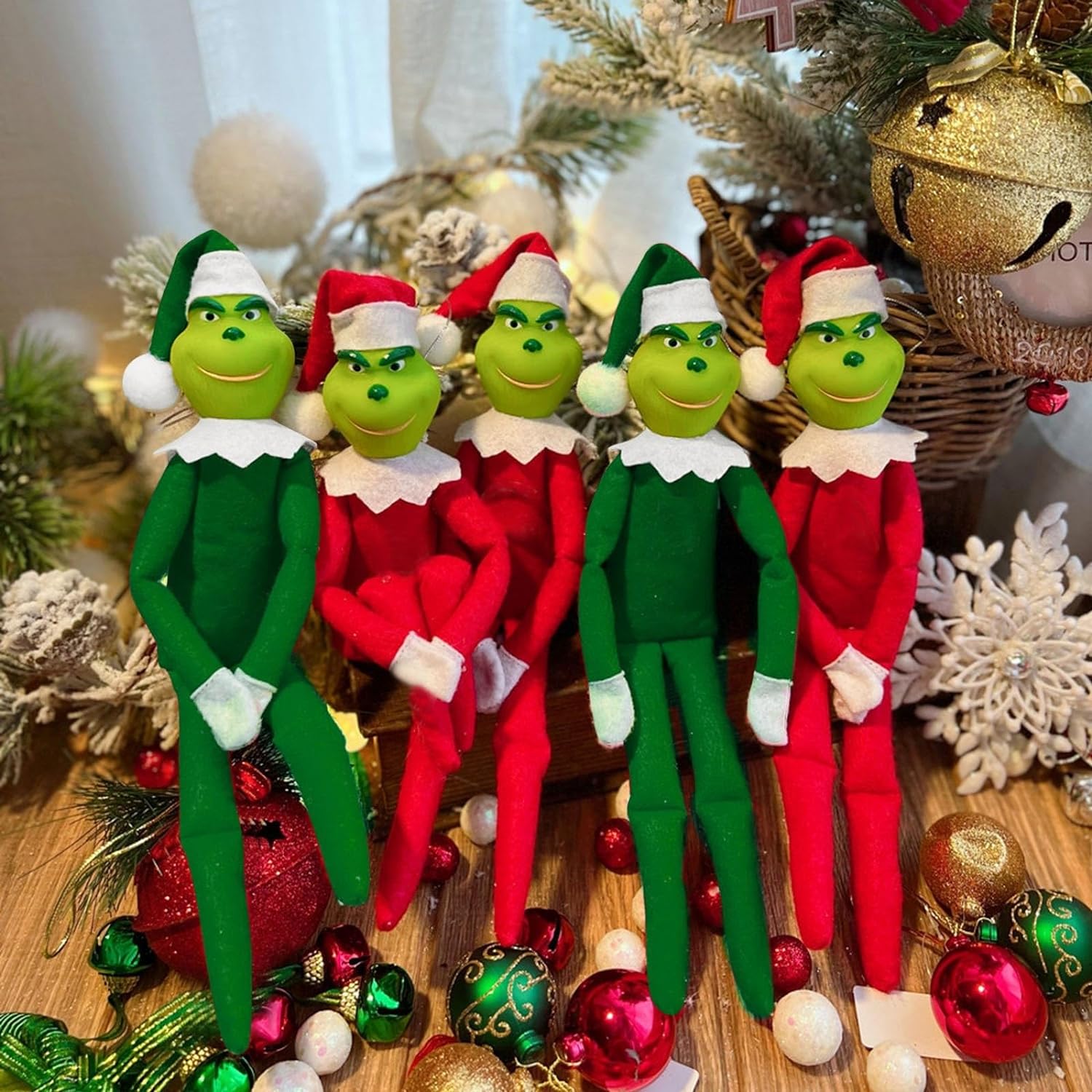 Christmas Elf Plush Doll, Christmas Elf Plush Figure Toys, Monster Plush Toy Decorations - Cykapu