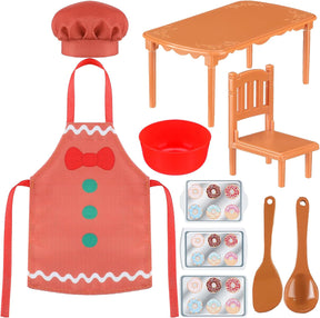 Christmas Elf Accessories Set Hot Air Balloon Scooter Baker Care Clothes Costume Outfits - Cykapu