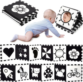 Black and White Baby Toys, High Contrast Newborn Toys 0-3 Months Brain Development