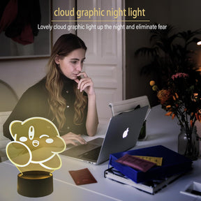 Light Anime lamp 3D Night Lights Cute Cartoon Games Anime Action Dolls Home Decor Lights - Cykapu