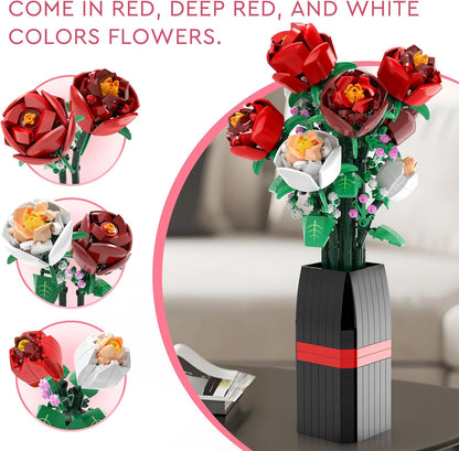 Flowers Bouquet Building Set (818 PCS) - Cykapu