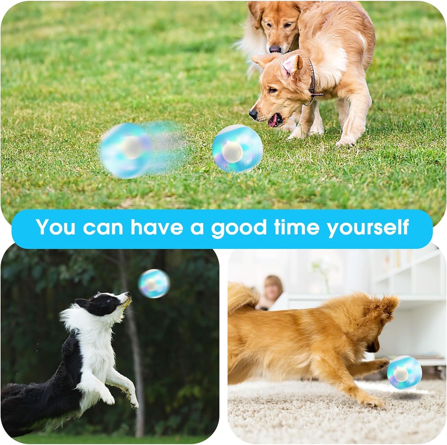 Rechargeable Interactive Ball Dogs