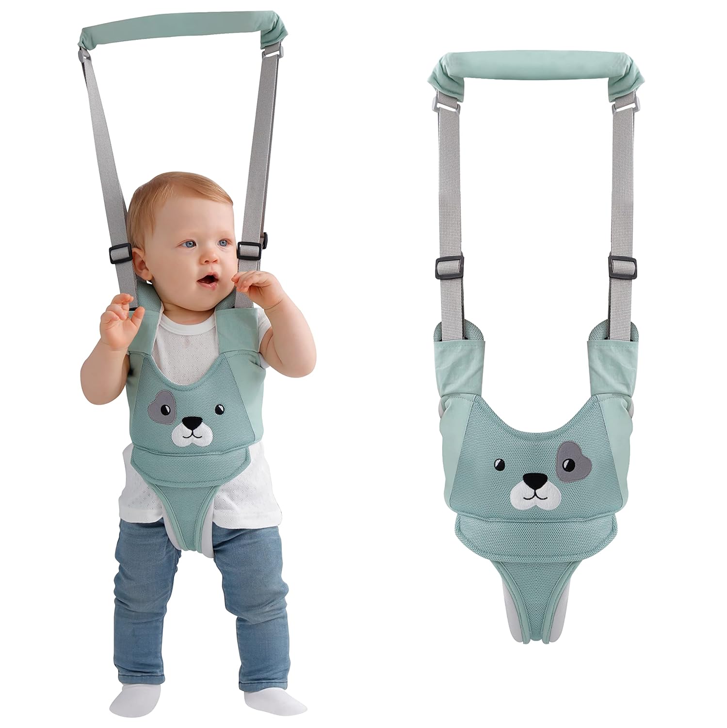 Watolt Baby Walking Harness - Handheld Kids Walker Helper - Toddler Infant Walker Harness Assistant Belt Cykapu