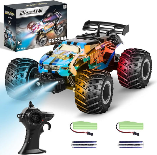 Remote Control Car, Remote Control Truck, 2.4Ghz All Terrain Off-Road Monster Truck, 20 KM/H Rc Cars