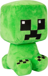 Minecraft Crafter Creeper Plush Stuffed Toy, Green, 8.75" Tall