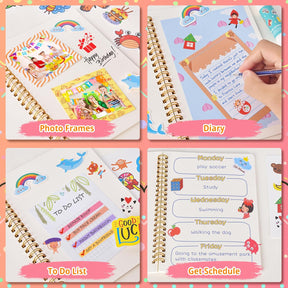 Journal Set for Tween Teen Girls, Art Supplies Stationary Scrapbook Diary Set