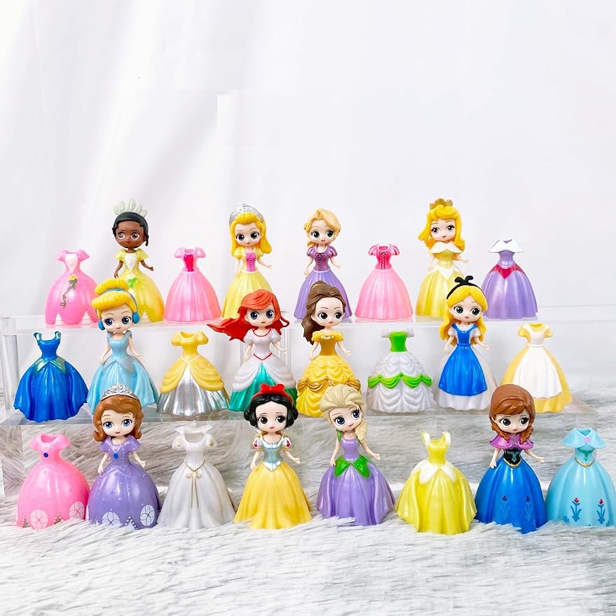 12 Cross-Dressing Princesses, 24 Outfits to Change at Will, a Girl's Dream Gift - Cykapu
