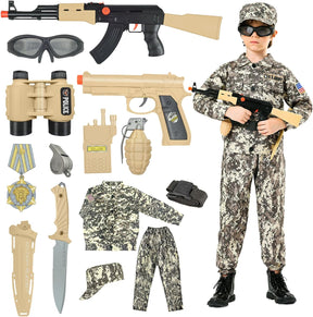 Army Costume For Kids, Military Soldier Costumes Cykapu
