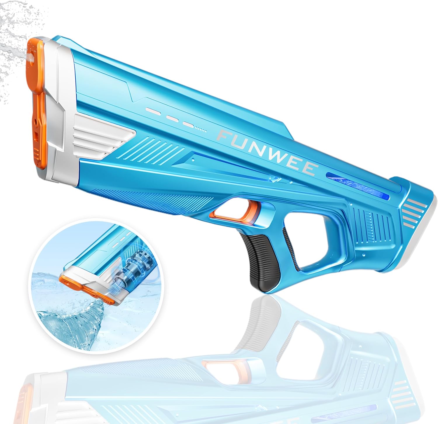 Electric Water Gun for Adults Kids, Powerful Automatic Squirt Gun, High Powered Shooting 100+ Blasts