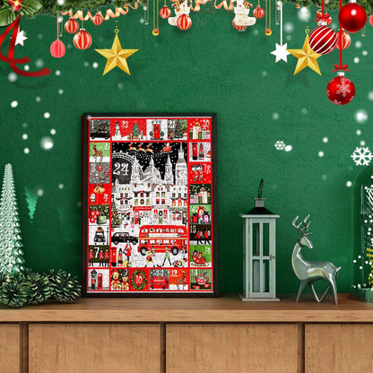 Advent Calendar 2024 Kids, Puzzle Advent Calendar 2024, Advent Calendar, 24 Days Christmas Puzzle Countdown Calendar, Funny Christmas Game Gift, Jigsaw Puzzle, Christmas Advent Puzzle Party Favors