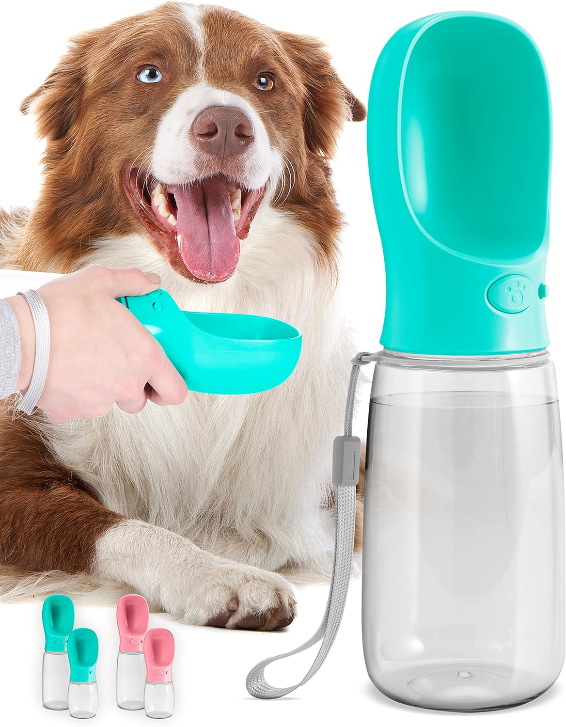 Dog Water Bottle, Lightweigh, Leak Proof Portable Travel Dog Water Dispenser - Perfect Puppy Drinking Bowl On The Go