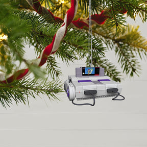 Keepsake Christmas Ornament, Nintendo Super Nintendo Entertainment System Console - Cykapu