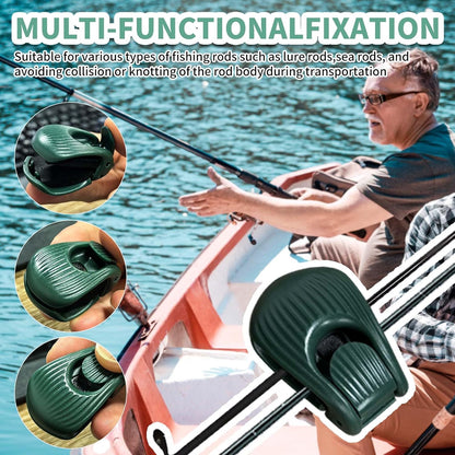 2pcs Multifunctional Rod Holder,Portable Takedown Beach Fishing Rod Holder,Fishing Pole Holders for Ground,Fixed Clamp Fishing Accessories for Various Rod Sizes