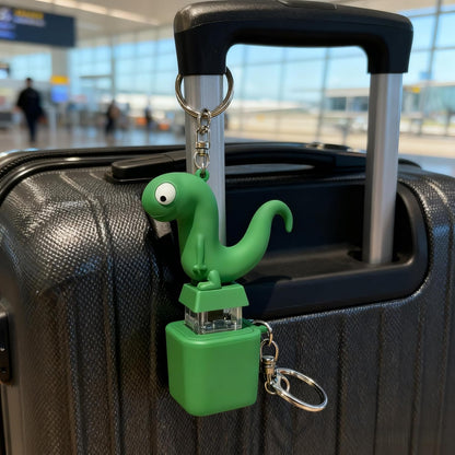 3PCS Lizard Button Keychain,Rechargeable Animal Keychains with Sound and Colorful Lights,Fidget Toys Adults Anxiety Relief