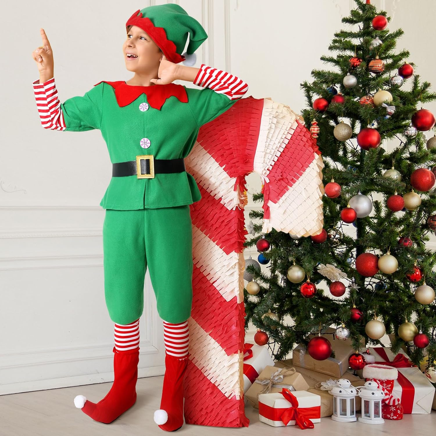Christmas Costumes Cute Outfits Include Hat Shoes and Other Accessories - Cykapu