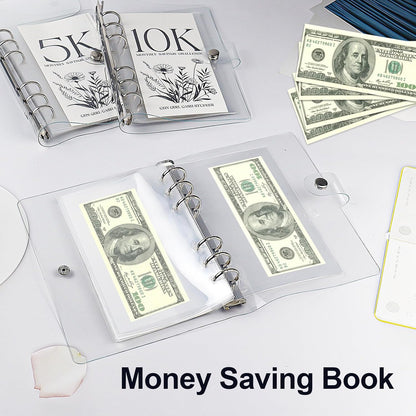 12-Month Money Savings Challenges Book with Envelopes, 3 Pcs Money Saving Binder, Money Binder