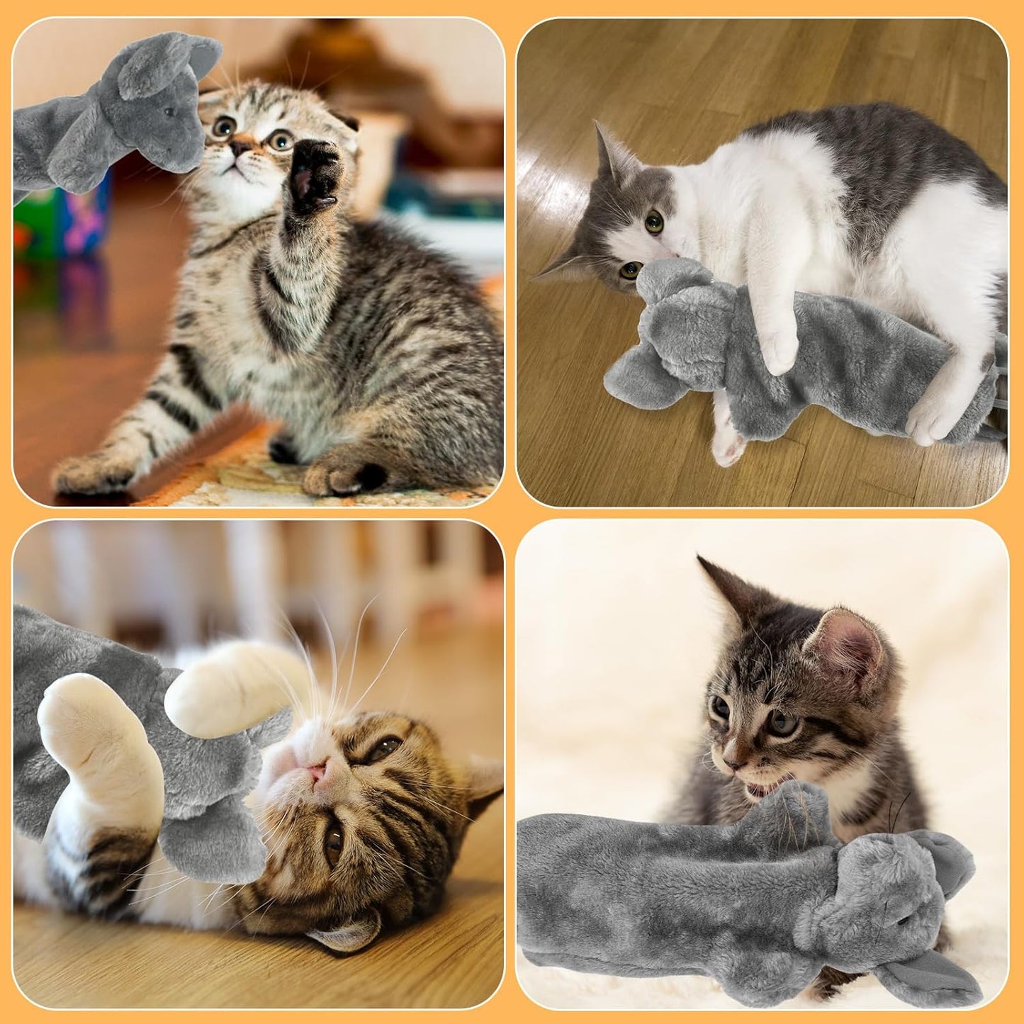Cat Wrestling Toy Puppet, Interactive Glove Cat Toys for Fun Play, Safe & Soft Cat Wrestling Glove Hand Puppets