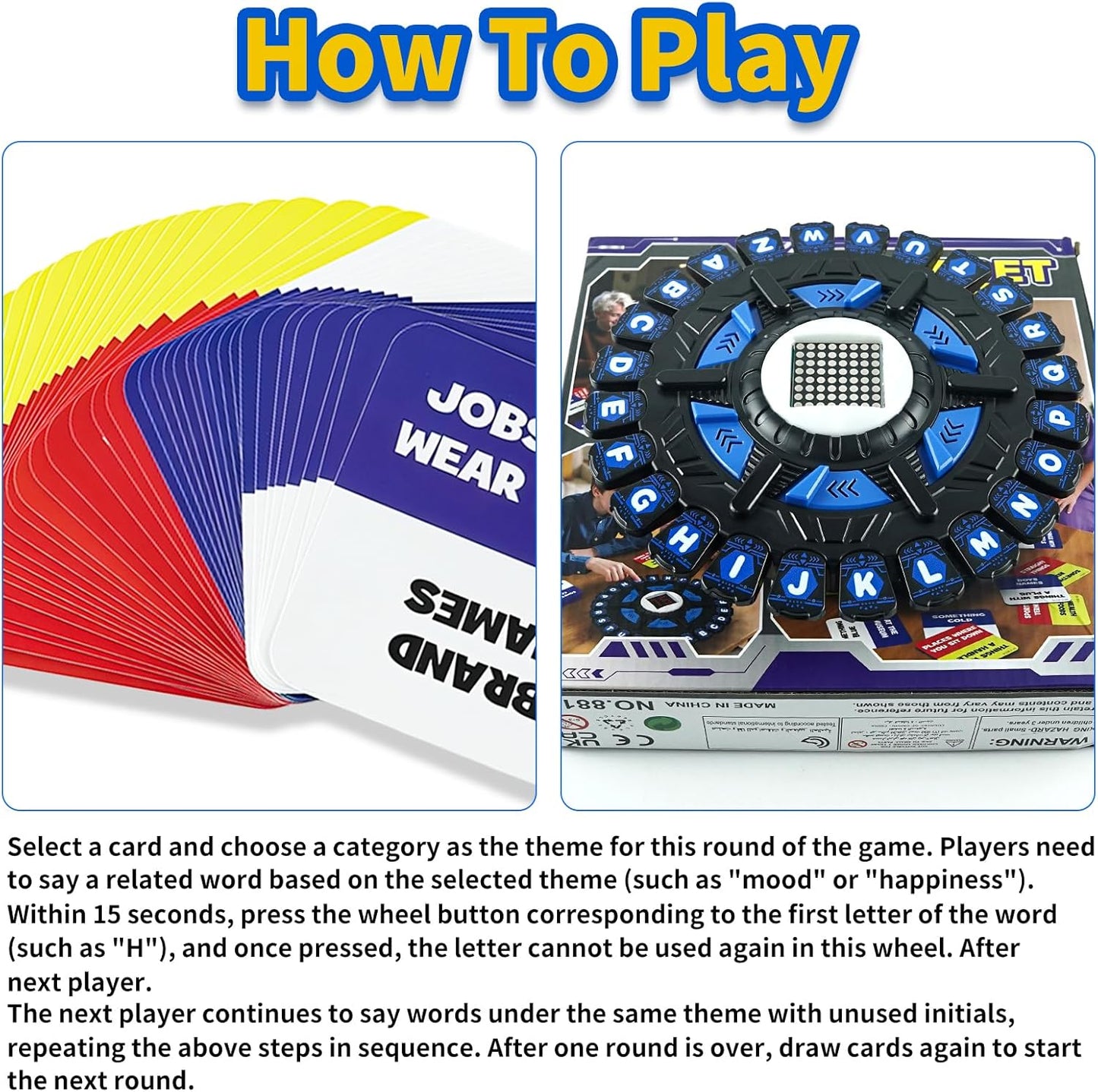 Juegos De Mesa En Español, Juego De Mesa, Juegos, 2-8 Players, 15-20 Minute Play Time, Board Games for Adults, Challenge Educational Vocabulary for Adults, Halloween, Christmas, Party Favors
