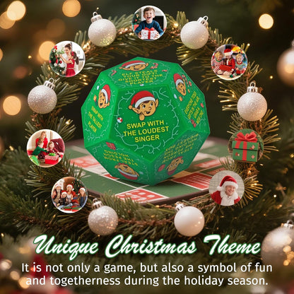 Hilarious Exchange Party Game Dice, Exchange Gifts Family Game, Christmas Stocking Stuffers Gift Exchange Dice Games for Teens Adults, Gift Exchange Dice for Family Friends Holiday Party Supplies
