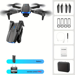 E99 Drone With Camera, Foldable RC Quadcopter Drone,Remote Control Drone Toys - Cykapu