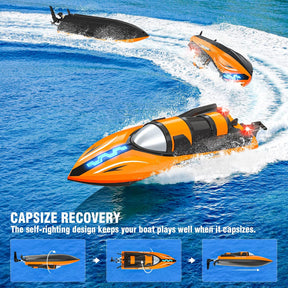 High Speed RC Boat with for Kids and Adults 25+ MPH - Cykapu