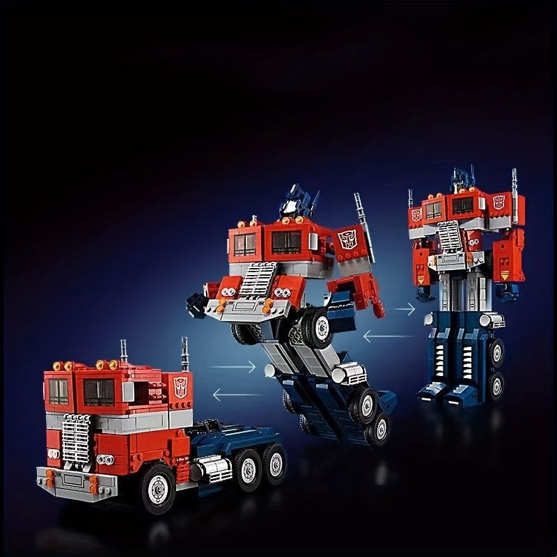 1524pcs/set Deformation Car Mecha Building Blocks, Boy Toy, Birthday Gift, Collection Building Model - Cykapu