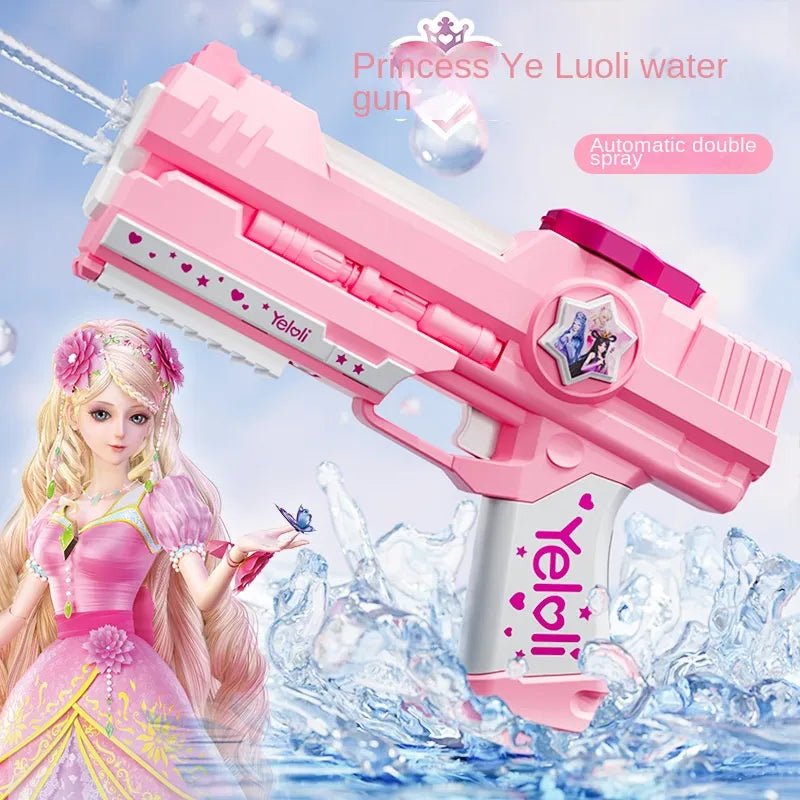 Automatic Water Gun Toy for Girls Glock AirSoft Electric Gun Sport Toy Double Nozzle Water Play Equipment Children Birthday Gift - Cykapu