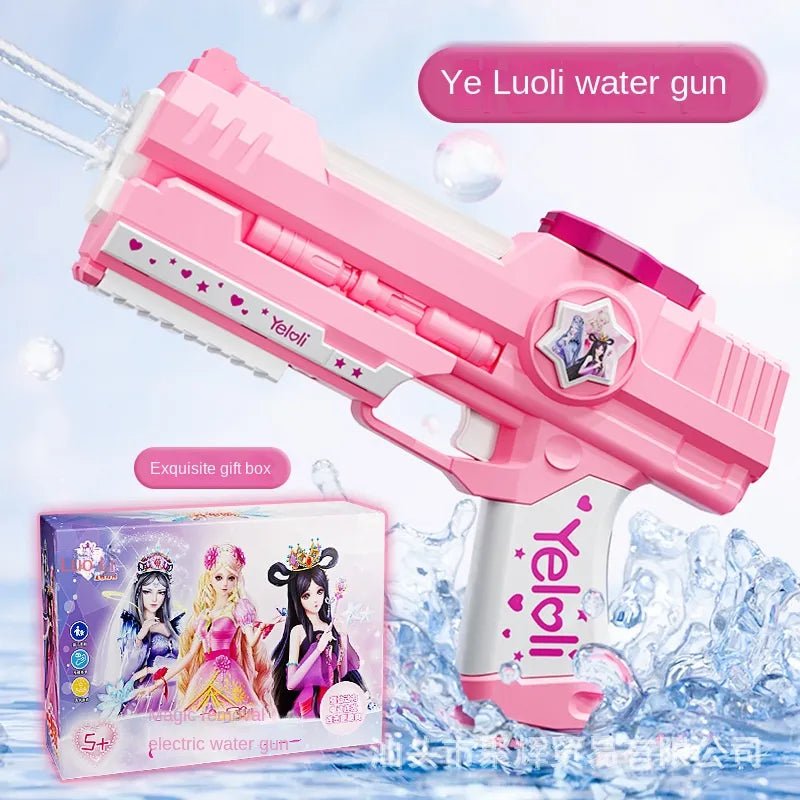 Automatic Water Gun Toy for Girls Glock AirSoft Electric Gun Sport Toy Double Nozzle Water Play Equipment Children Birthday Gift