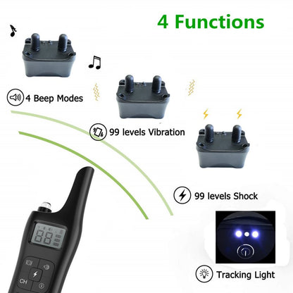 Dog Trainer No Barking 800m Remote Electric Shock Vibration Pet Dog Training Electronic Collar Waterproof 885-1 Cykapu