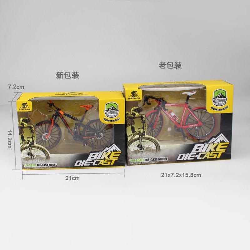 Finger Bicycle mountain cycling Mini 1:10 Alloy Model Diecast Metal Racing Toy - Cykapu