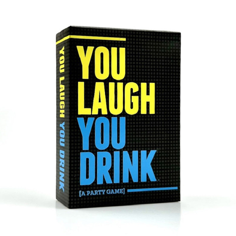 You Laugh You Drink You Laugh and Drink Family Party Game Card Board Game Cykapu